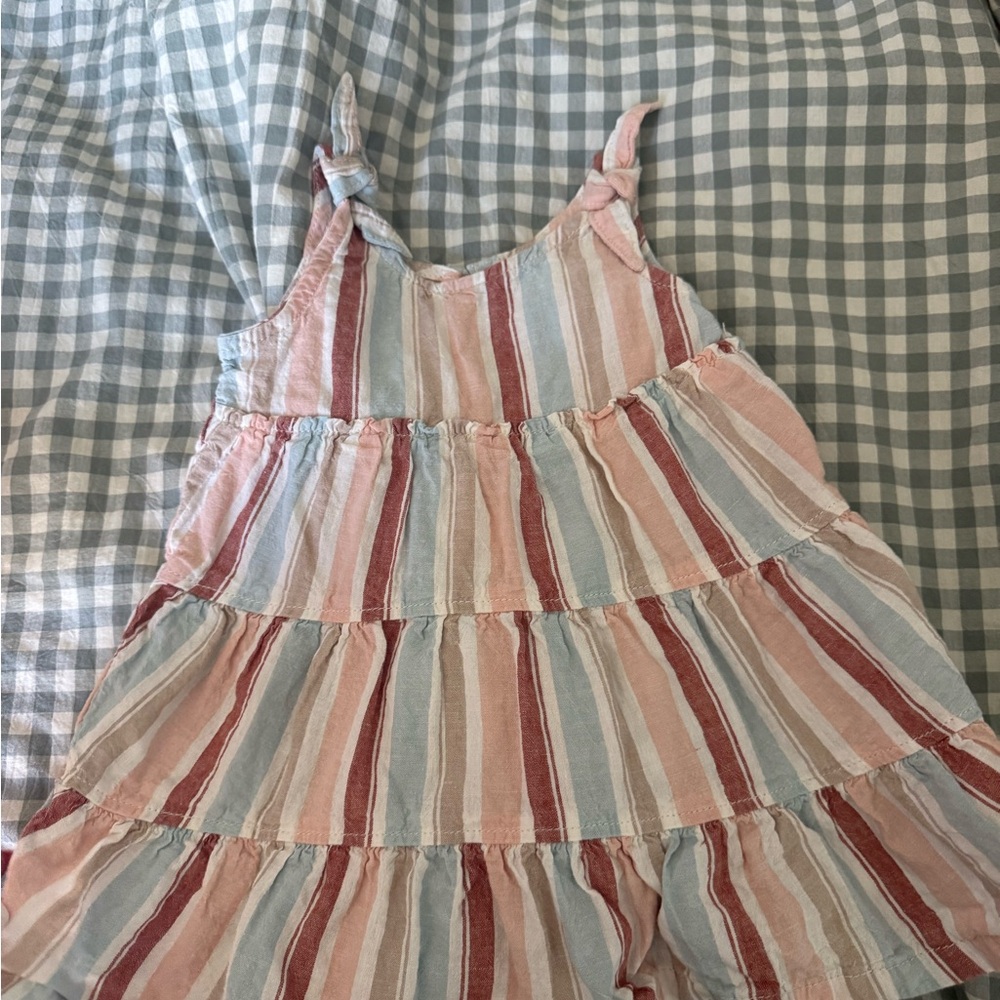 Striped Sleeveless Dress